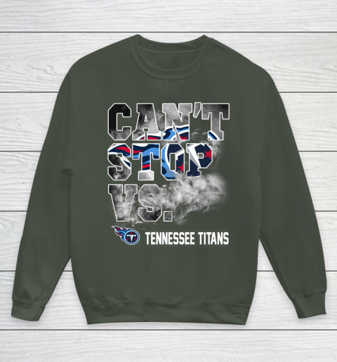 NFL Tennessee Titans Can't Stop Vs Youth Sweatshirt 8