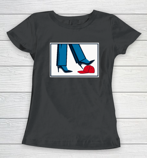 Kamala Harris Heels Stepping On Maga Hat Women's T-Shirt