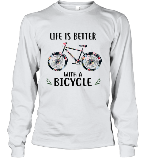 Life Is Better With A Bicycle Youth Long Sleeve