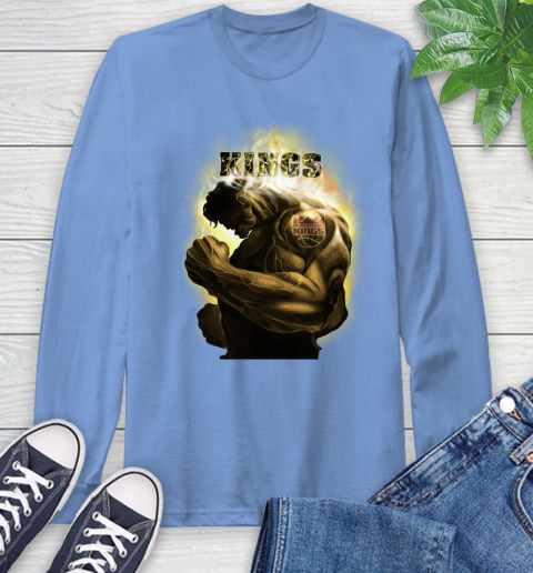 Sacramento Kings NBA Basketball Hulk Marvel Avengers Sports Long Sleeve T-Shirt 12