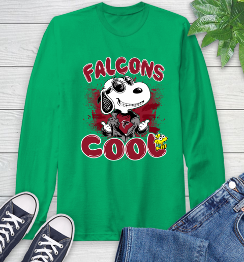 NFL Football Atlanta Falcons Cool Snoopy Shirt Long Sleeve T-Shirt 9