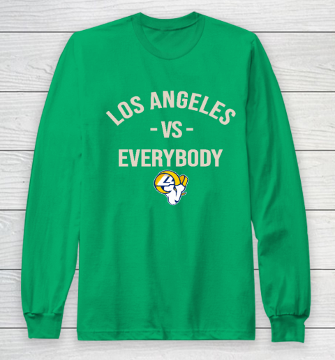 Los Angeles Rams Vs Everybody Long Sleeve T-Shirt 4