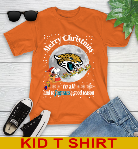 Jacksonville Jaguars Merry Christmas To All And To Jaguars A Good Season NFL Football Sports Youth T-Shirt 8