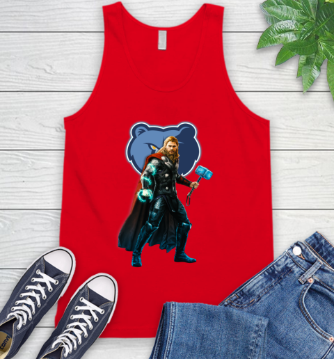 NBA Thor Avengers Endgame Basketball Memphis Grizzlies Tank Top 6