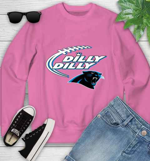 NFL Carolina Panthers Dilly Dilly Football Sports Youth Sweatshirt 7