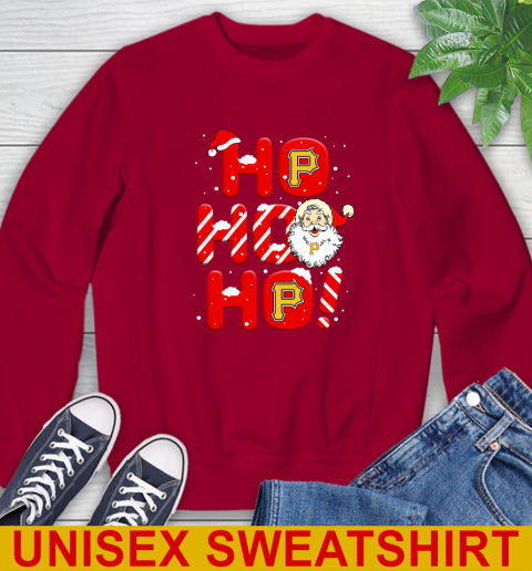 Pittsburgh Pirates MLB Baseball Ho Ho Ho Santa Claus Merry Christmas Shirt Sweatshirt 9