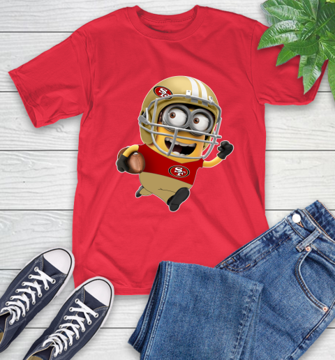 NFL San Francisco 49ers Minions Disney Football Sports T-Shirt 10