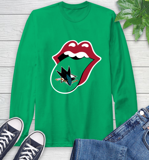 San Jose Sharks NHL Hockey Lips I Root For My Team Adoring Fan 64