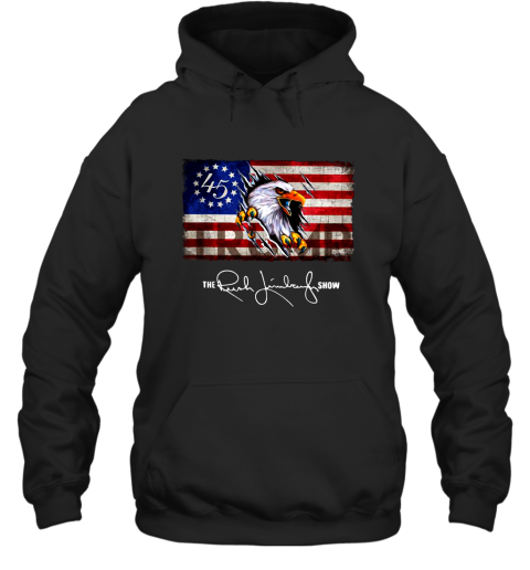 The Rush Limbaugh Show American Flag Hooded