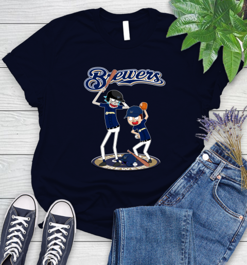 MLB Milwaukee Brewers Rick And Morty Baseball 93