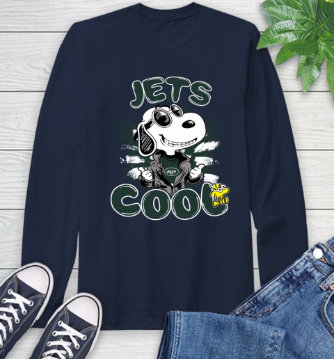 NFL Football New York Jets Cool Snoopy Shirt Long Sleeve T-Shirt 3