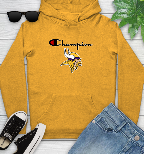 NFL Football Minnesota Vikings Champion Shirt Youth Hoodie 2