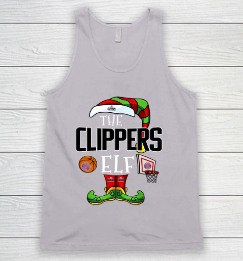 LA Clippers Christmas ELF Funny NBA Tank Top 3