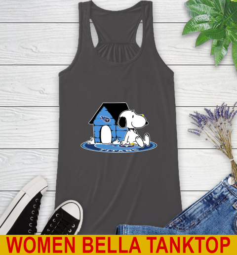 NFL Football Tennessee Titans Snoopy The Peanuts Movie Shirt Racerback Tank 12