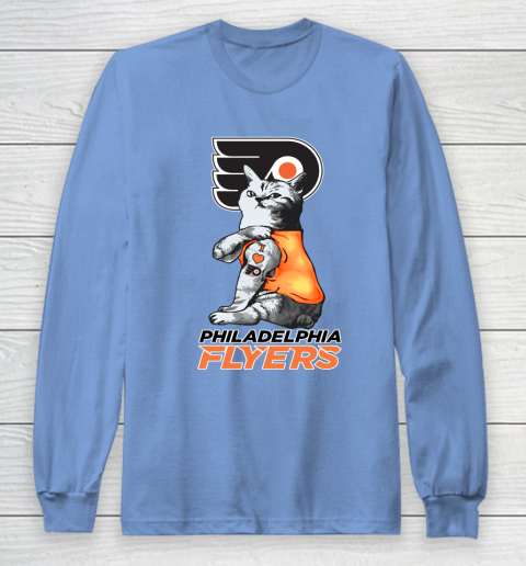 NHL My Cat Loves Philadelphia Flyers Hockey Long Sleeve T-Shirt 8