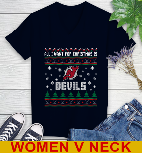 New Jersey Devils NHL Hockey All I Want For Christmas Is My Team Sports 74
