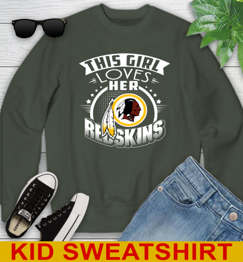 Washington Redskins NFL Football This Girl Loves Her Team 116