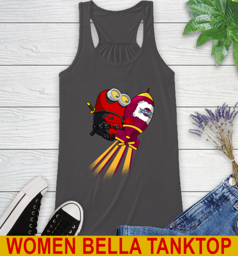 NBA Basketball Cleveland Cavaliers Deadpool Minion Marvel Shirt Racerback Tank 10
