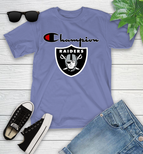 NFL Football Oakland Raiders Champion Shirt Youth T-Shirt 12