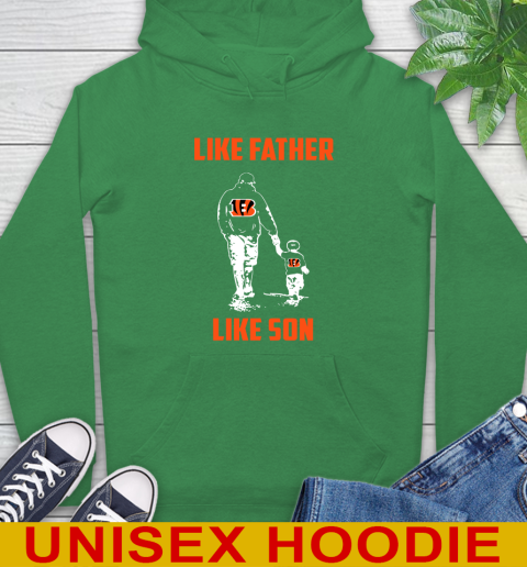 Cincinnati Bengals NFL Football Like Father Like Son Sports Hoodie 8