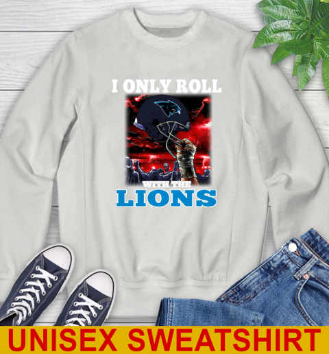 Carolina Panthers NFL Football I Only Roll With My Team Sports Sweatshirt 5