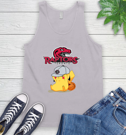 NBA Pikachu Basketball Sports Toronto Raptors Tank Top 4