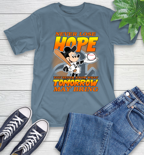 Chicago White Sox MLB Baseball Mickey Disney Never Lose Hope T-Shirt 8