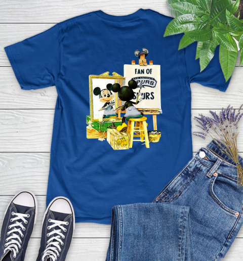 NBA Basketball San Antonio Spurs Mickey Drawing Shirt 91