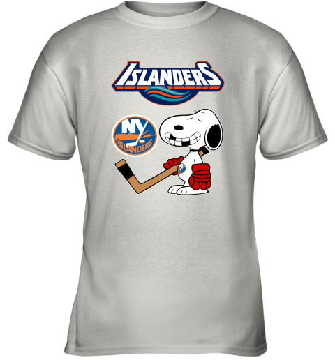 New York Islanders Ice Hockey Broken Teeth Snoopy NHL Youth T-Shirt