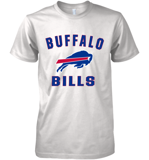 Buffalo Bills NFL Pro Line Gray Victory Arch Premium Men's T-Shirt