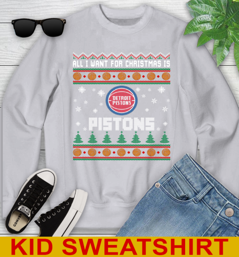 NBA Basketball All I Want For Christmas Is Detroit Pistons 111