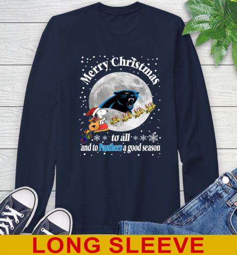 Carolina Panthers Merry Christmas To All And To Panthers A Good Season NFL Football Sports Long Sleeve T-Shirt 3