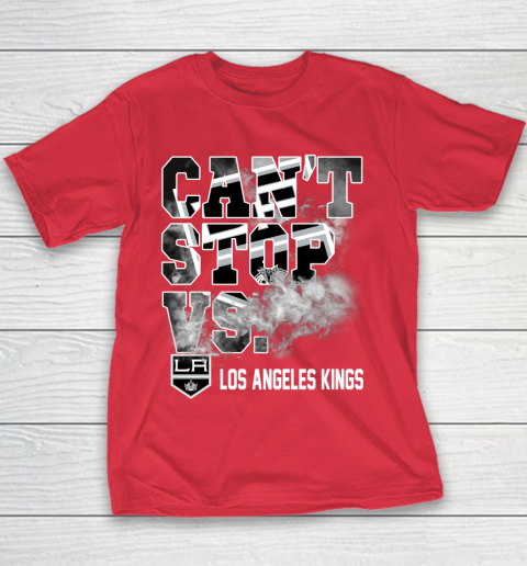 NHL Los Angeles Kings Hockey Can't Stop Vs Youth T-Shirt 7