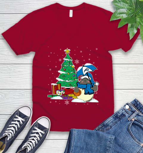 Orlando Magic NBA Basketball Cute Tonari No Totoro Christmas Sports V-Neck T-Shirt 7