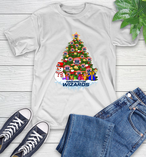 Washington Wizards Merry Christmas NBA Basketball Sports T-Shirt