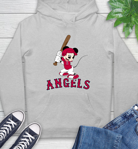 MLB Baseball Los Angeles Angels Cheerful Mickey Mouse Shirt Hoodie 6