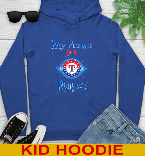 MLB Baseball Harry Potter My Patronus Is A Texas Rangers Youth Hoodie 10