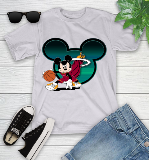 NBA Miami Heat Mickey Mouse Disney Basketball Youth T-Shirt 4