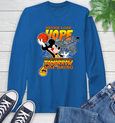 Los Angeles Lakers NBA Basketball Mickey Disney Never Lose Hope Long Sleeve T-Shirt 10