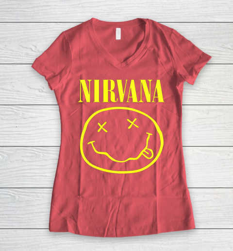 Vintage Nirvanas Women's V-Neck T-Shirt 4
