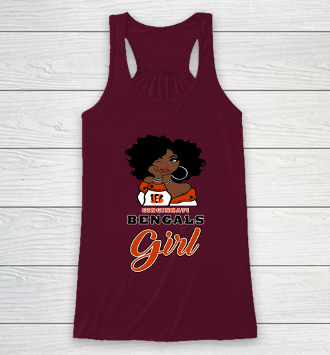 Cincinnati Bengals Girl NFL Racerback Tank 3