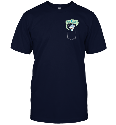 6o8k rick and morty tiny rick shirt jersey t shirt 60 front navy