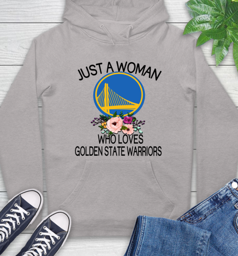NBA Just A Woman Who Loves Golden State Warriors Basketball Sports Hoodie 10