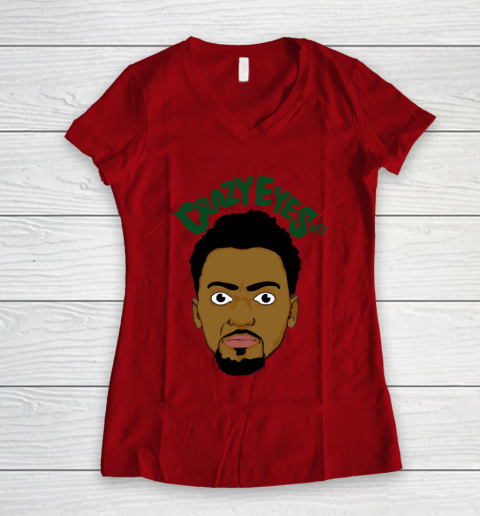 Bobby Portis Jr Crazy Eyes Women's V-Neck T-Shirt 6