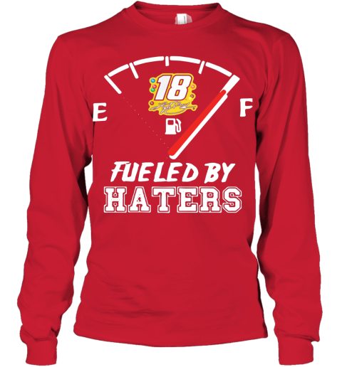 Kyle Busch 18 Fueled By Haters Youth Long Sleeve - Cheap T ...