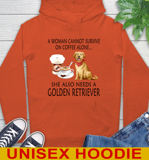 Women cannot survive on coffee alone she also need a GOLDEN tshirt 15