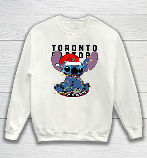 Toronto Raptors NBA noel stitch Basketball Christmas Sweatshirt