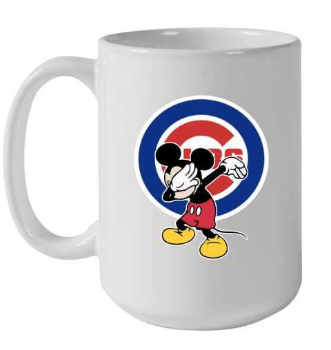 Chicago Cubs MLB Baseball Dabbing Mickey Disney Sports Ceramic Mug 15oz