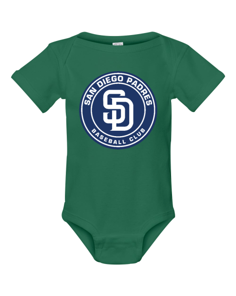 Custom MLB Boston Red Sox Logo Short Sleeve Baby Infant Bodysuit