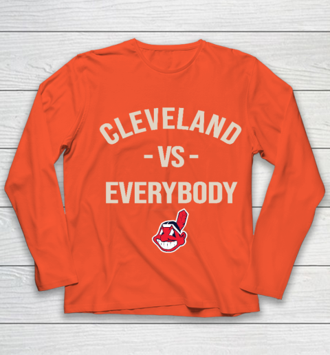Cleveland Indians Vs Everybody Youth Long Sleeve 3
